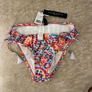 La Blanca Multicolor Bikini Bottom 
NWT
Size 8
Pebble Beach